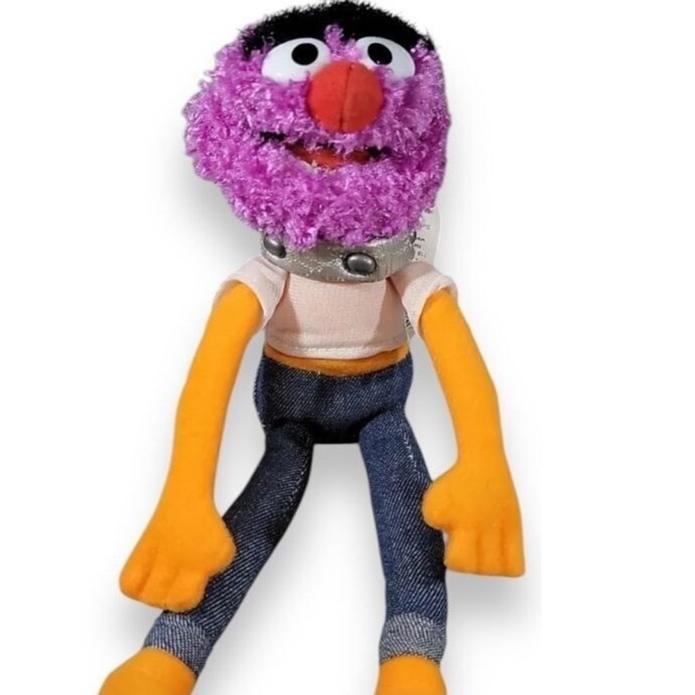 Vintage 2004 Jim Henson Muppets Sababa Toys Animal 9" Plush Retired collectible